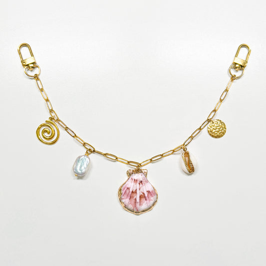 Sicily Gold Ocean Inspired Bag Chain