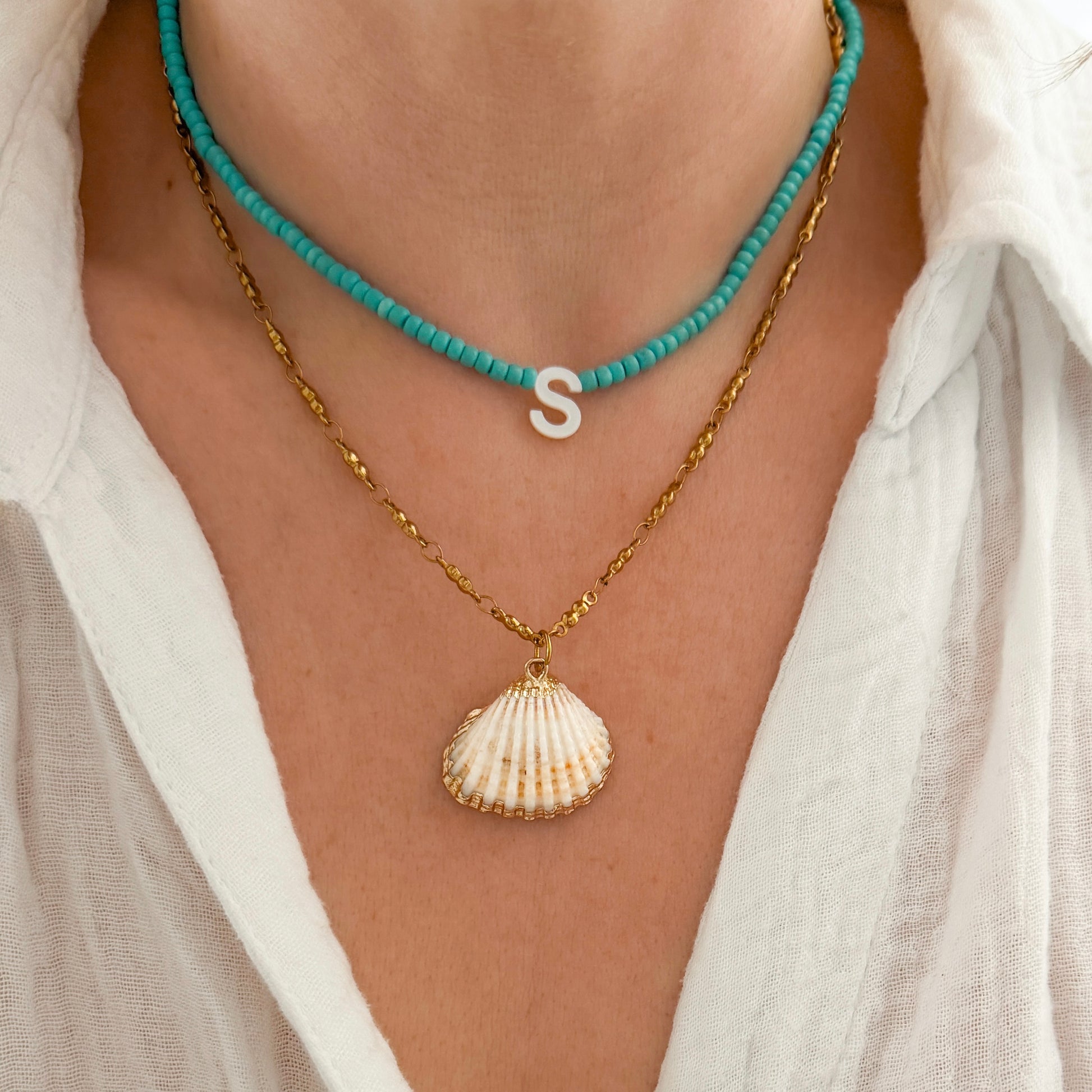 Sorrento Shell Pendant Necklace