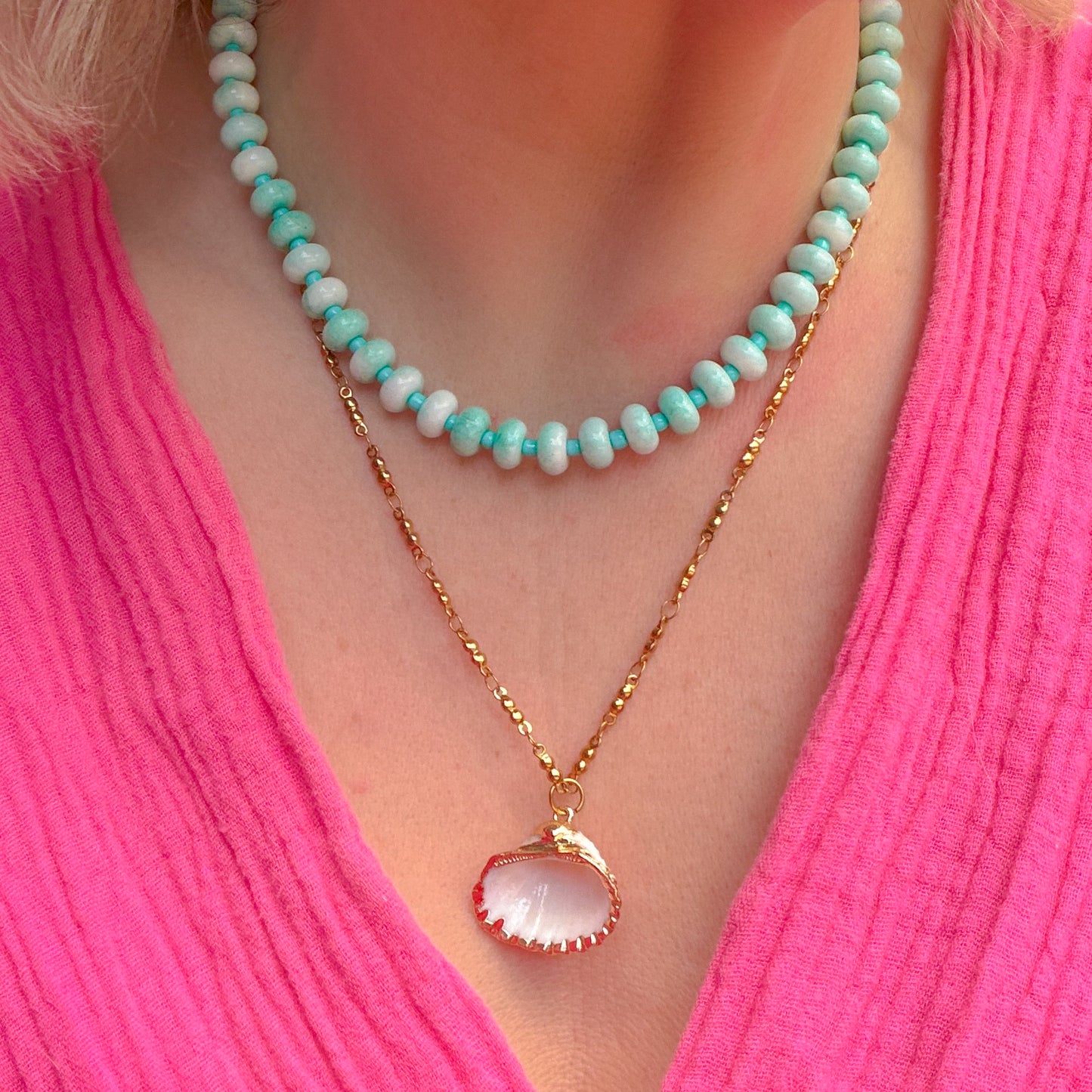 Sorrento Shell Pendant Necklace