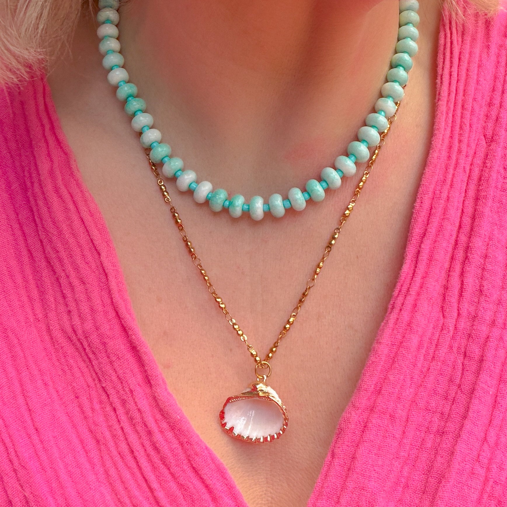 Sorrento Shell Pendant Necklace
