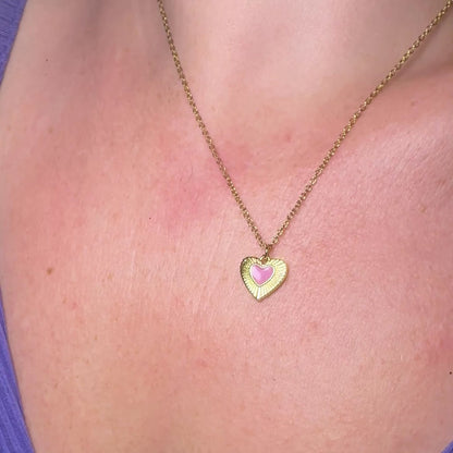 Gia Gold Dreamy Heart Necklace