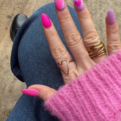 Ivy Gold Chunky Multi Band Ring